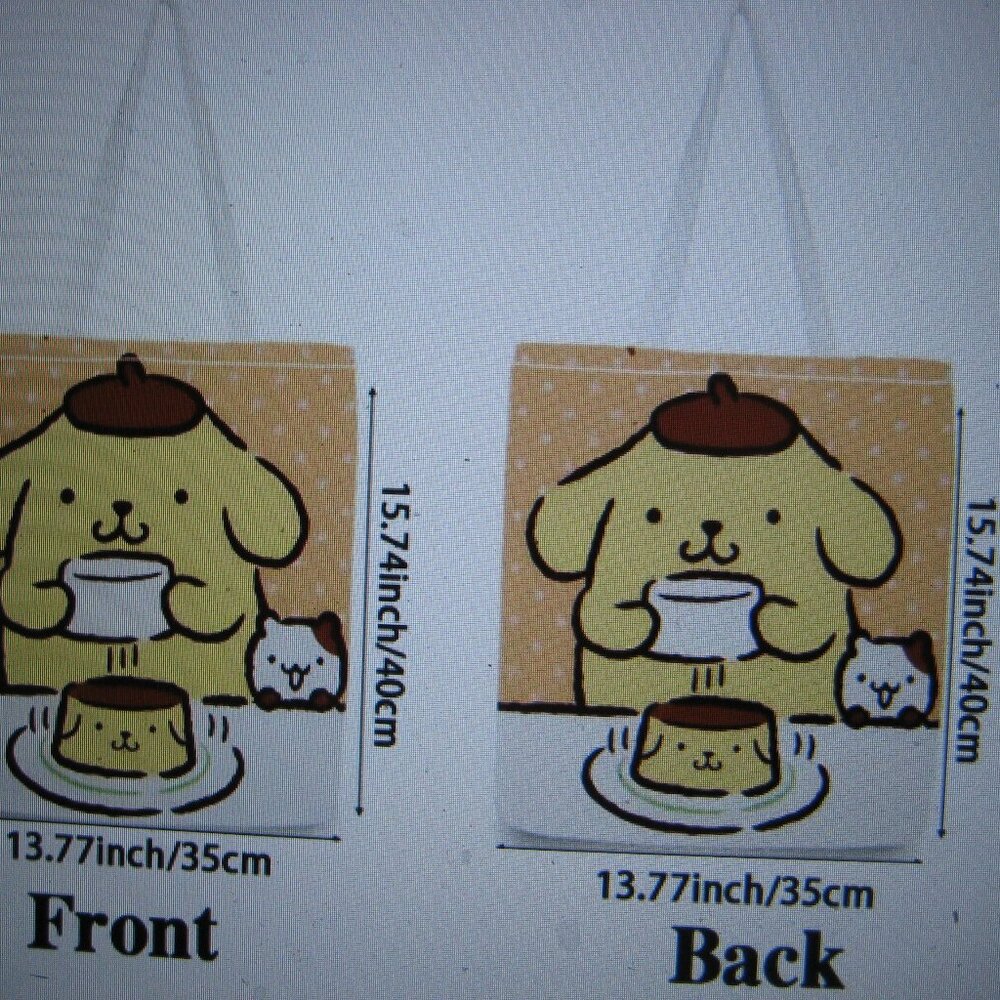 Sanrio Purin Making Pudding with Muffin Tote Bag